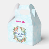 Ballotins Belle couronne rose mariage romantique (Verso)