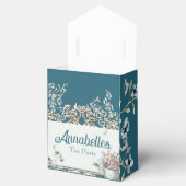 Ballotins Belle fête de thé Floral Bleu (Ouvert)