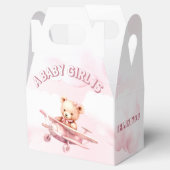 Ballotins Belle fille Bébé Ours Pilote Avion Rose Belle (Ouvert)