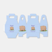 Ballotins Belle illustration de dessin animé de bébé wombat (Déplié)