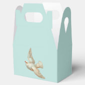 Ballotins belle impression de colombe blanche (Ouvert)