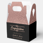 Ballotins Belle Parties scintillant en or noir et Rose (Ouvert)