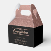 Ballotins Belle Parties scintillant en or noir et Rose (Verso)