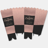 Ballotins Belle Parties scintillant en or noir et Rose (Déplié)