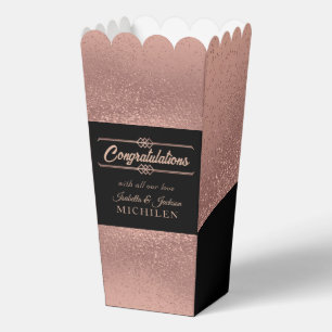 Ballotins Belle Parties scintillant en or noir et Rose