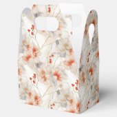 Ballotins Belle Pêche Feminine Rouge Floral (Ouvert)