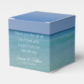 Ballotins Belle plage Horizon Mariage personnalisé (Verso)