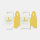 Ballotins Belle Plongée Sous-Marine Jaune Anniversaire (Déplié)