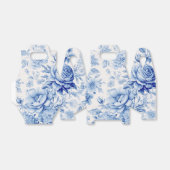 Ballotins Belle Roses et Fleurs sauvages Bleus & Blancs (Déplié)