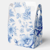 Ballotins Belle Roses et Fleurs sauvages Bleus & Blancs (Ouvert)