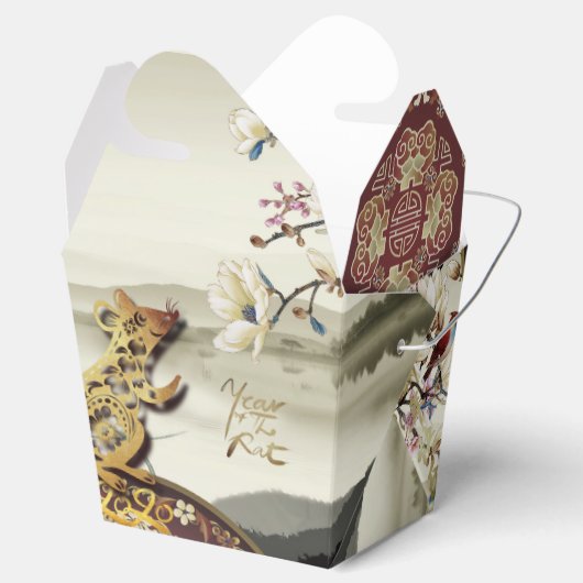 Ballotins Belle scène bucolique Chines Rat Année 2020 TOFB (Ouvert)