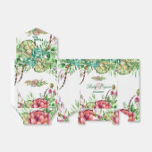 Ballotins Belle Succulents Mariage Favor Box (Déplié)