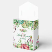 Ballotins Belle Succulents Mariage Favor Box (Ouvert)