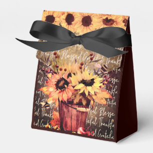 Ballotins Bénédiction de tournesol Gratitude Thanksgiving