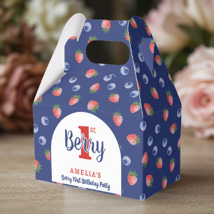 Ballotins Berry 1er Anniversaire Fraise Bleu bleuet fraise