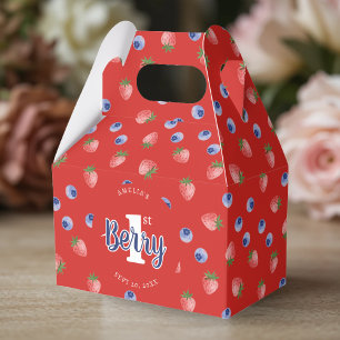 Ballotins Berry 1er Anniversaire Fraise Blueberry Red