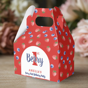 Ballotins Berry 1er Anniversaire Fraise Blueberry Red
