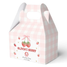 Berry Cute Pink Fraise Premier anniversaire