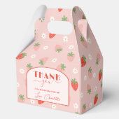 Ballotins Berry de fraises mignonnes 1er anniversaire Gable (Verso)