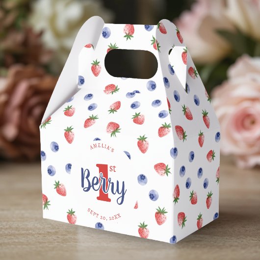 Ballotins Berry First Birday Party fraise et bleuet