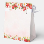Ballotins Berry First Birthday Favor Box (Verso)