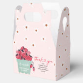 Ballotins Berry First Birthday Party Invitation fraise (Ouvert)