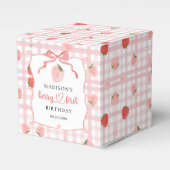 Ballotins Berry First Strawberry Pink En vichy 1er anniversa (Verso)