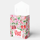 Ballotins Berry fraise Premier anniversaire Merci (Ouvert)