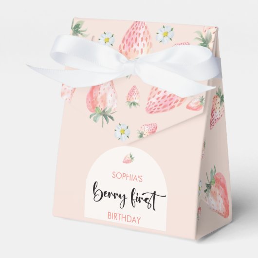 Ballotins Berry premier anniversaire de enfant de fraise (Verso)