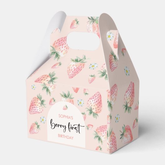 Ballotins Berry premier anniversaire de enfant de fraise (Verso)