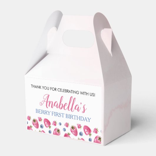 Ballotins Berry Sweet Anniversaire Ballotin Thème fraise (Verso)