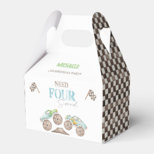 Ballotins Besoin de quatre camions Monster Bleu Vitesse boît