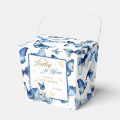 Ballotins Beurre bleu et or Whimsical Bébé en fleurs (Verso)