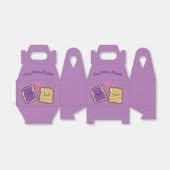 Ballotins Beurre d'arachide et Jelly fête d'anniversaire PBJ (Déplié)