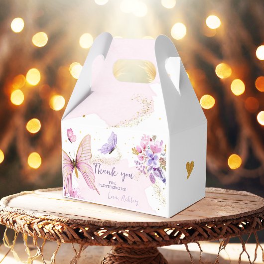 Ballotins Beurre Gable Box Jardin Floral Bébé Anniversaire