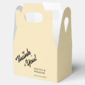 Ballotins Beurre Merci Mariage jaune (Ouvert)