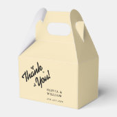 Ballotins Beurre Merci Mariage jaune (Verso)