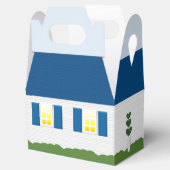 Ballotins Bienvenue Accueil Realtor Logo Bleu Boîte Cadeau R (Ouvert)