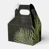 Ballotins Bijoux feuille Mariage vert V2 ID830 (Arrière)