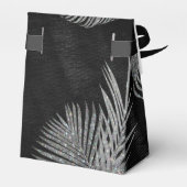 Ballotins Bijoux Mariage feuille feuille argent ID830 (Arrière)