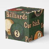 Ballotins Billiard Balls Arrière - plan Cube Ballotin (Verso)