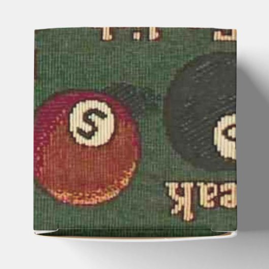 Ballotins Billiard Balls Arrière - plan Cube Ballotin (Haut)