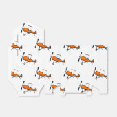 Ballotins Biplan à perles orange et blanc; petit plan (Déplié)