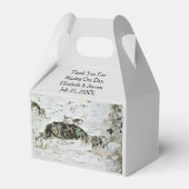 Ballotins Birch Wood Nature Mariage Faveur Boîtes (Arrière)