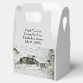 Ballotins Birch Wood Nature Mariage Faveur Boîtes (Ouvert)