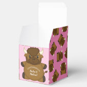 Ballotins Bison Baby shower Buffalo rose (Ouvert)