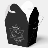 Ballotins Black Bar Mitzvah Star of David Custom Fortune (Ouvrir)