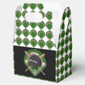 Ballotins Black Baseball Diamond Nom et numéro du joueur (Ouvert)