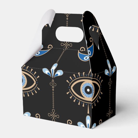 Ballotins Black bohemian retro evil eye pattern (Arrière)