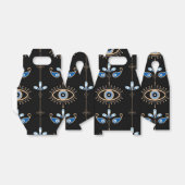 Ballotins Black bohemian retro evil eye pattern (Déplié)